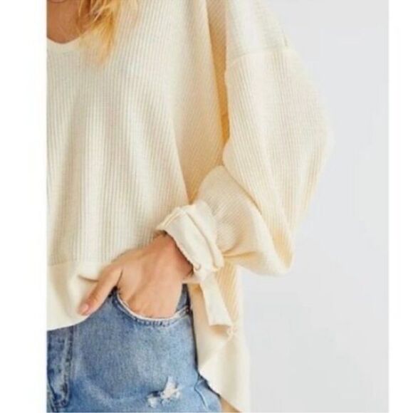 Free People Santa Clara thermal Alabaster - Picture 4 of 4